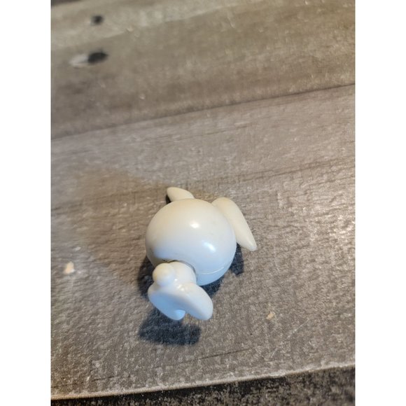 White bunny rabbit AS IS animal mini toy figure - Picture 3 of 4